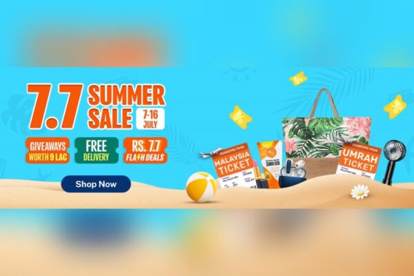 Daraz Pakistan’s 7.7 Summer Sale brings the heat with the hottest prices, flash deals and Rs. 9 lacs worth of giveaways Daraz Pakistan’s 7.7 Summer Sale brings the heat with the hottest prices, flash deals and Rs. 9 lacs worth of giveaways