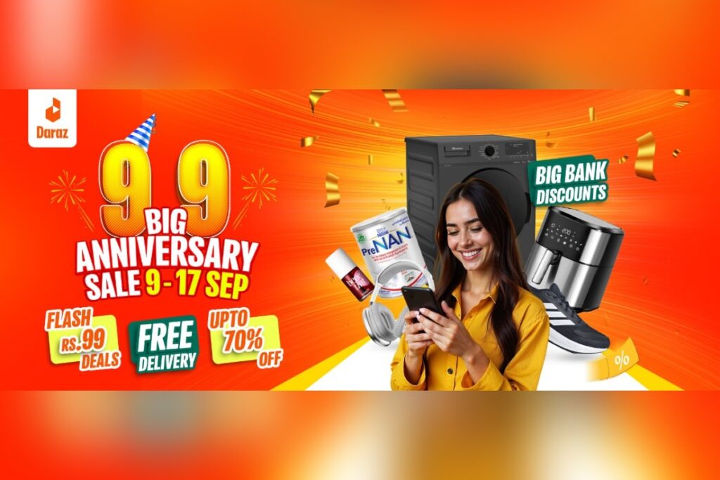 Daraz Pakistan Turns 10! Join the Festive 9.9 Big Anniversary Sale with Grand Deals and Surprises Daraz Pakistan Turns 10! Join the Festive 9.9 Big Anniversary Sale with Grand Deals and Surprises